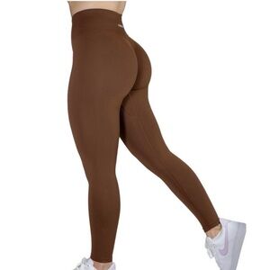 Aurola Brown Leggings
